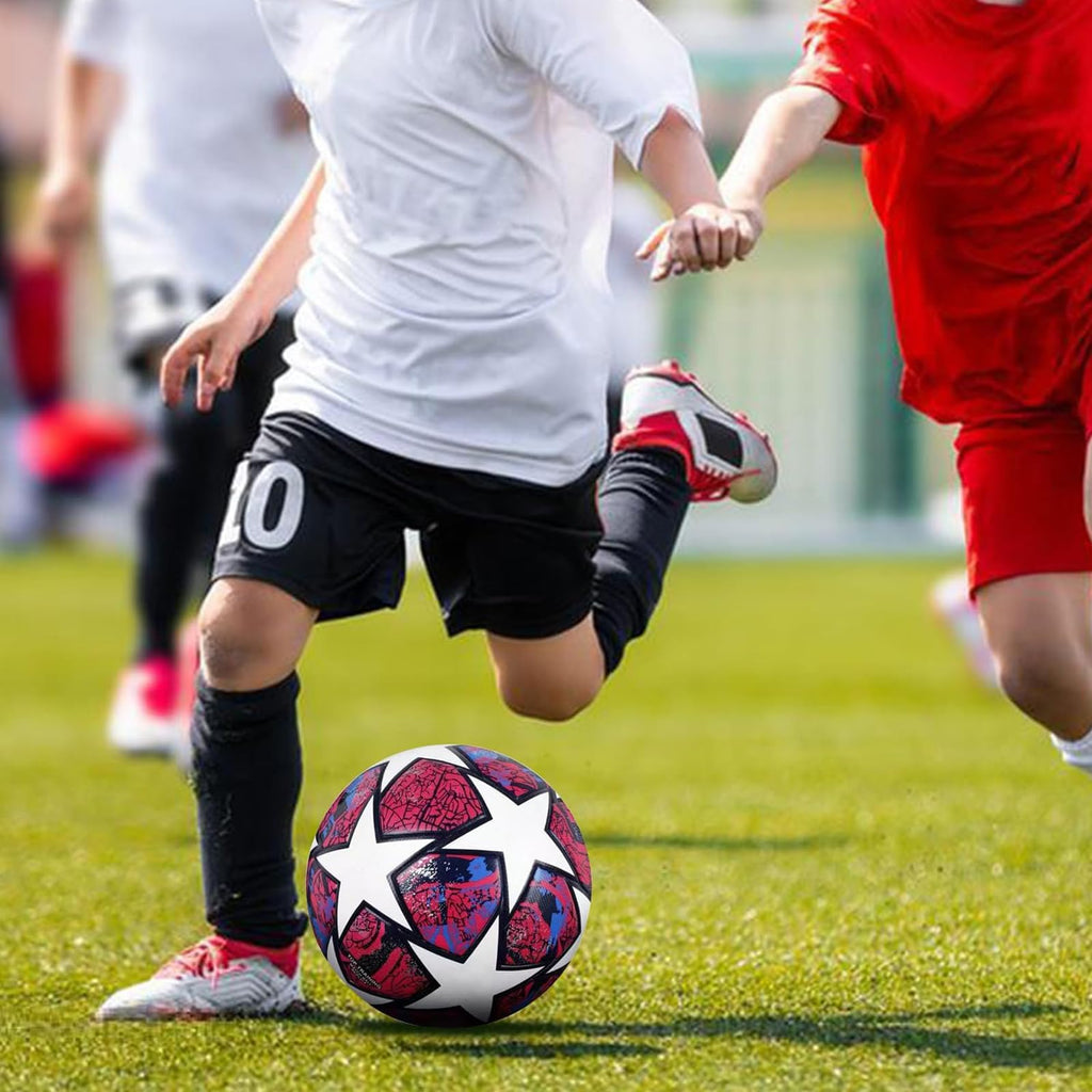 Balón de fútbol de entrenamiento juvenil, tamaño de partido estándar 5/4, de pasador, usado para competiciones y entrenamiento, regalo para amantes del fútbol