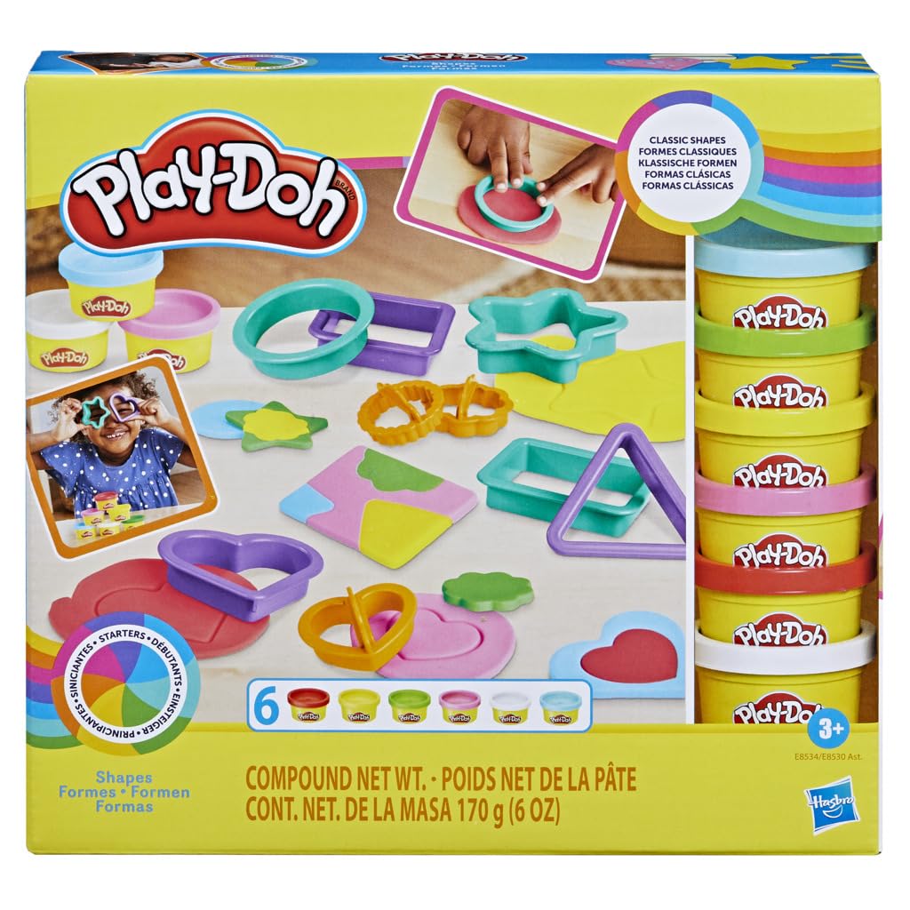 Play-Doh Set de Letras ABC – 26 Sellos + 6 Colores de Plastilina | Aprende Jugando