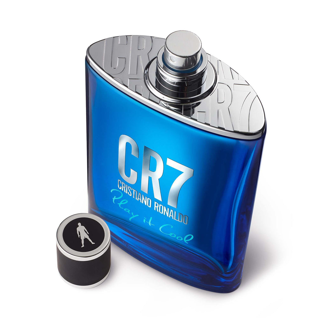 CRISTIANO RONALDO CR7 Play It Cool - Mezcla de cítricos brillantes y notas aromáticas de fougere, EDT Spray 100 ml
