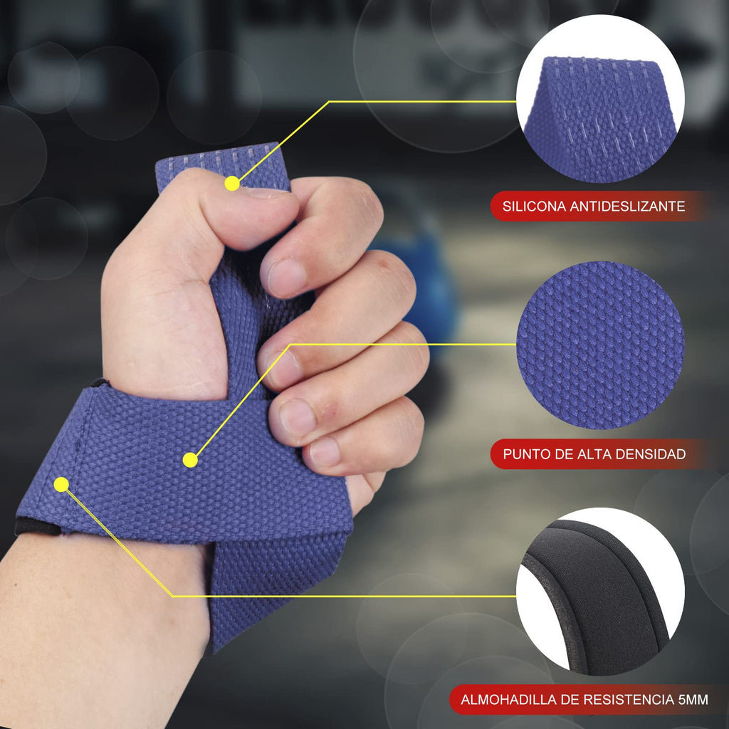 Correas de Levantamiento SKDK – Silicona Antideslizante | Gym Straps Profesionales