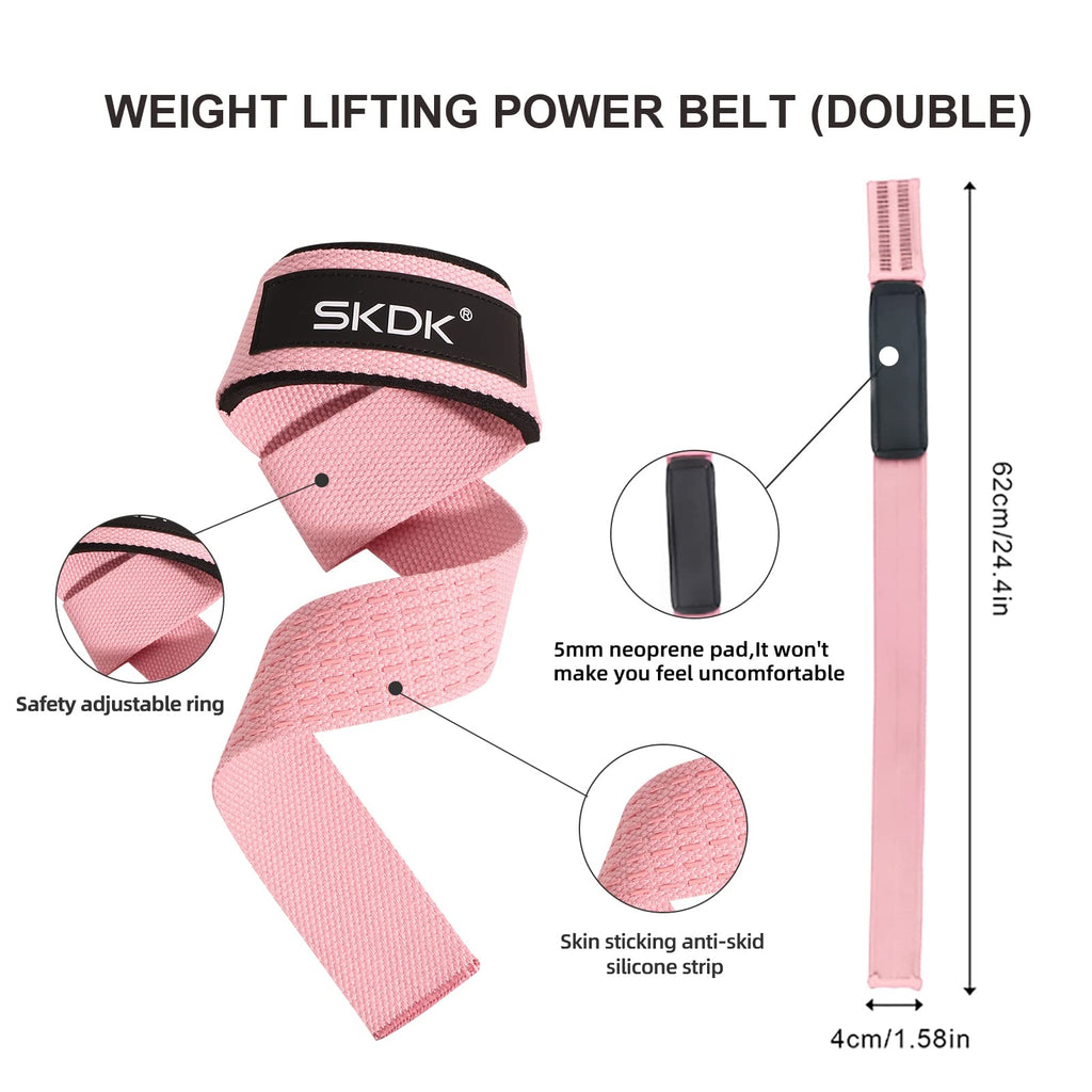 Correas de Levantamiento SKDK – Silicona Antideslizante | Gym Straps Profesionales
