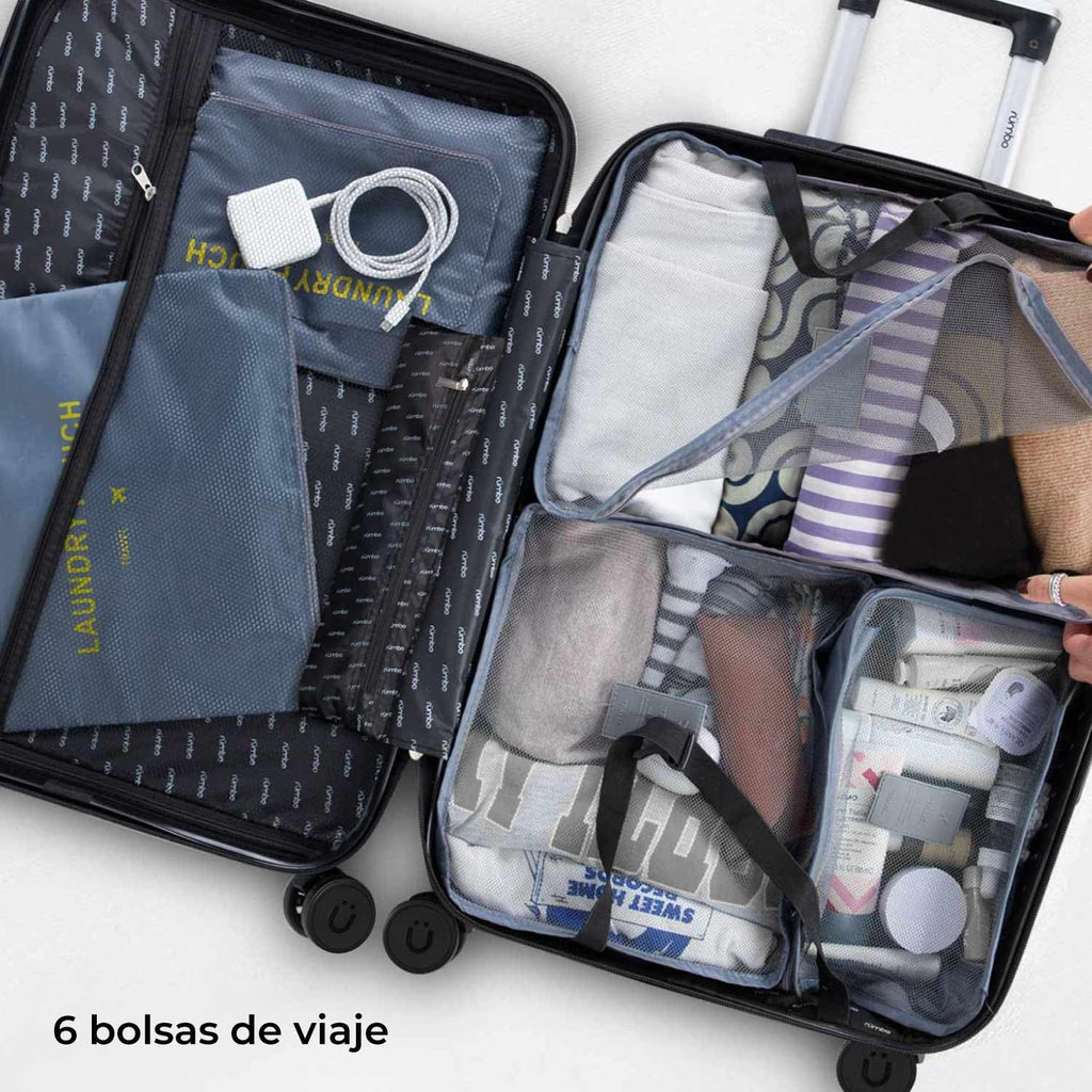 RUMBO Maleta de Cabina de 20 Pulgadas 55 × 40 × 25 con Candado
