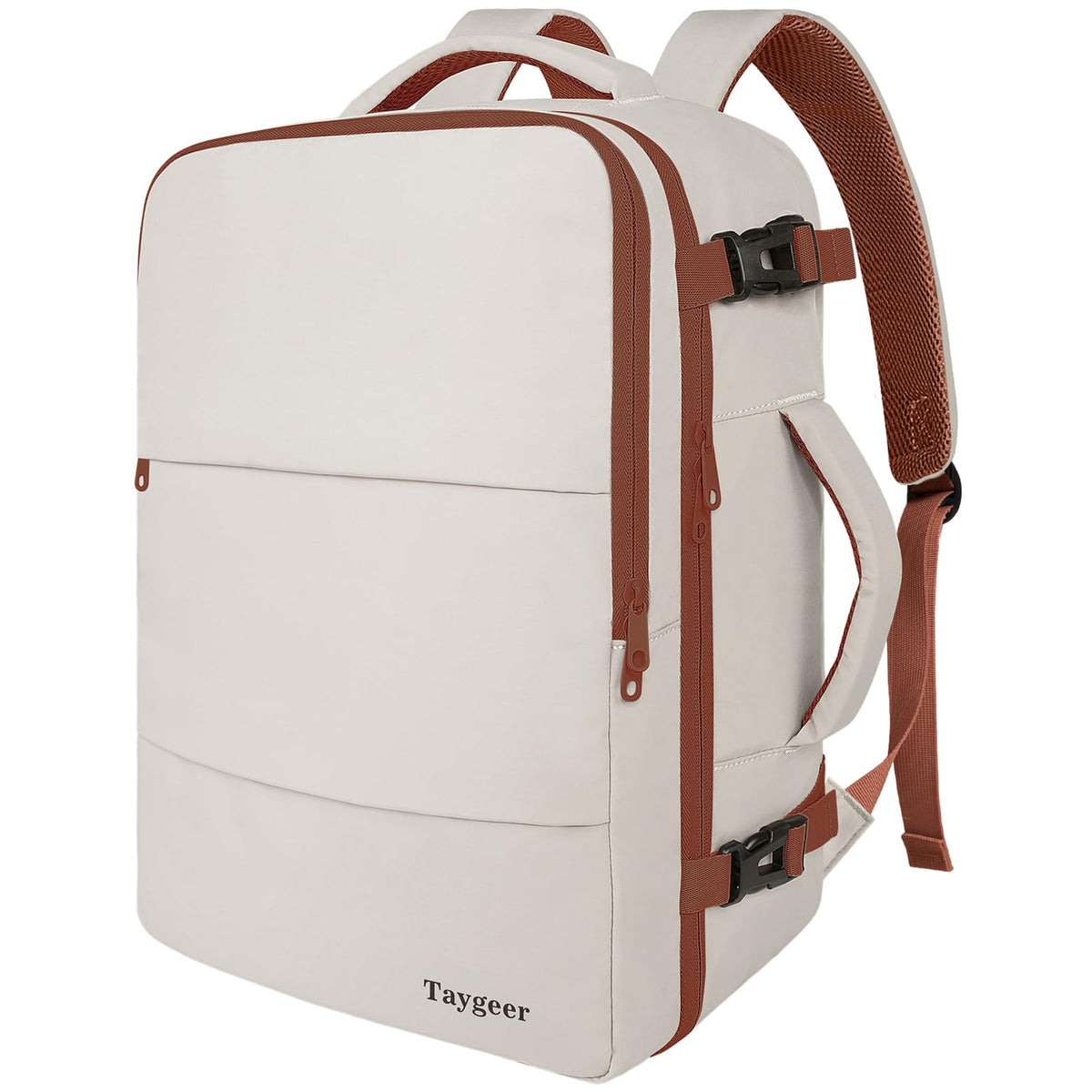 Taygeer Mochila de Viaje 10 kg Avión 35L para Hombre y Mujer, Negra