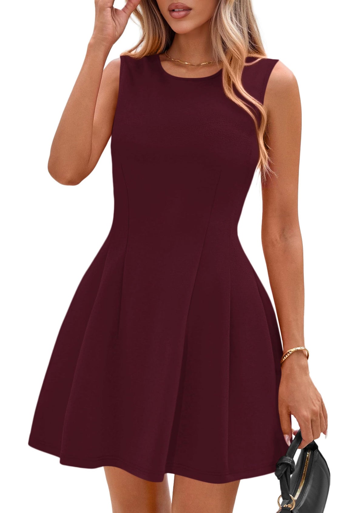 PRETTYGARDEN Vestidos Evasé de Verano para Mujer Elegante