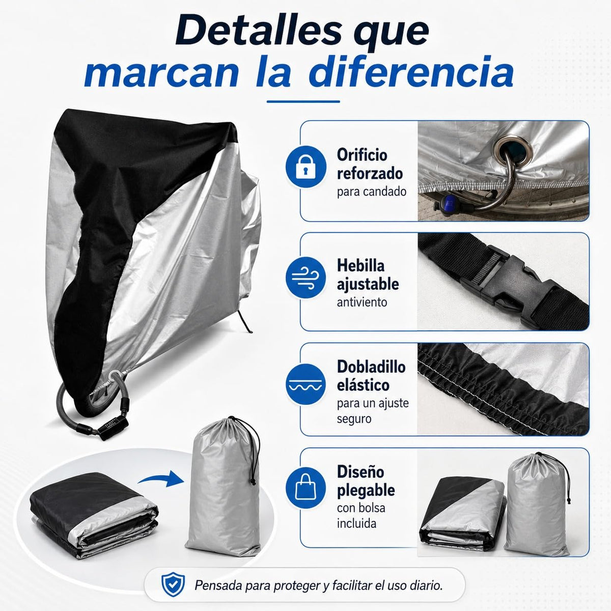 Funda para Bicicleta PUBAMALL – Impermeable Anti-UV | Protege tu Bici Todo el Año