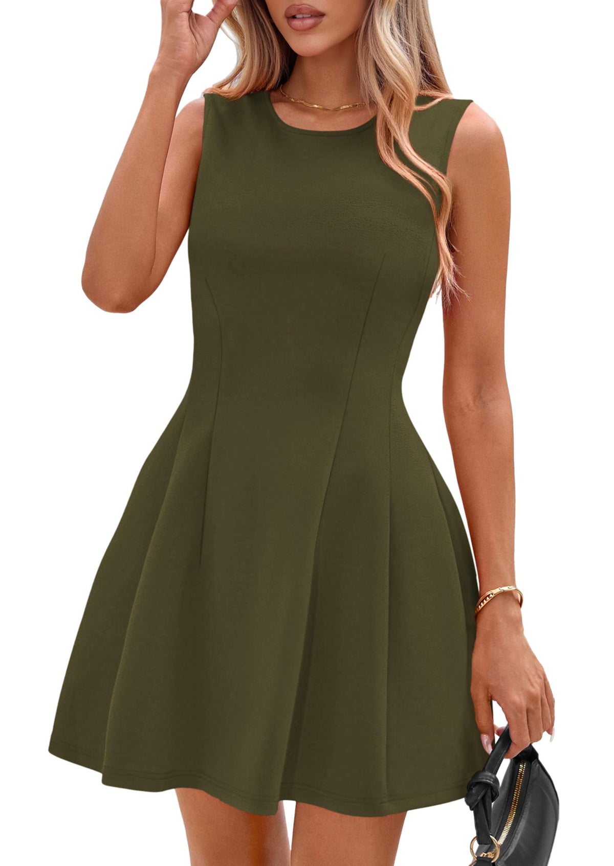 PRETTYGARDEN Vestidos Evasé de Verano para Mujer Elegante