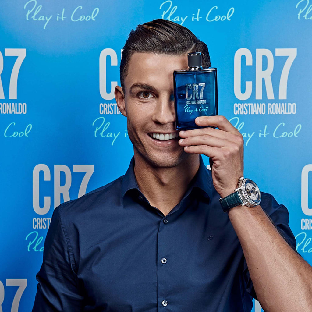 CRISTIANO RONALDO CR7 Play It Cool - Mezcla de cítricos brillantes y notas aromáticas de fougere, EDT Spray 100 ml