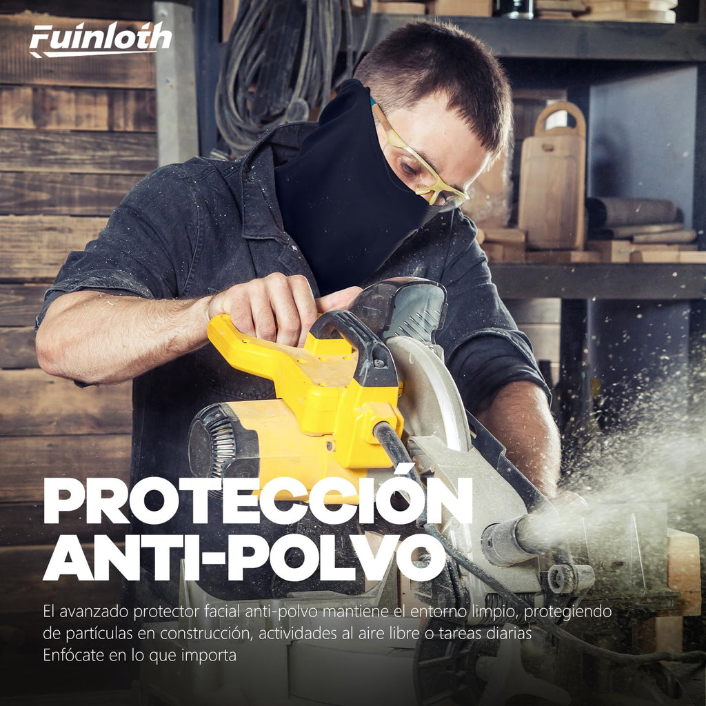 Fuinloth Pasamontañas, Balaclava Protección UV, para Moto y Ciclismo Unisex