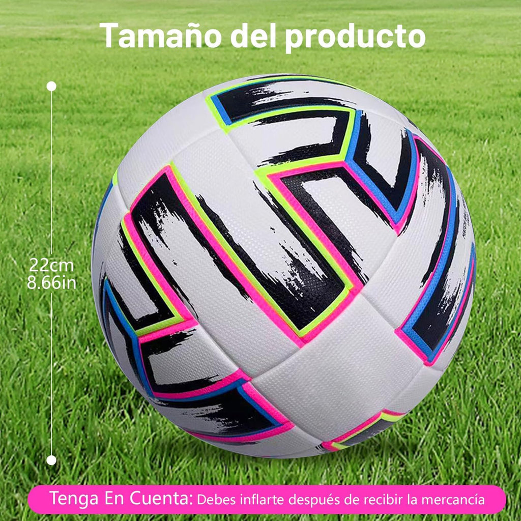 Balón de fútbol de entrenamiento juvenil, tamaño de partido estándar 5/4, de pasador, usado para competiciones y entrenamiento, regalo para amantes del fútbol