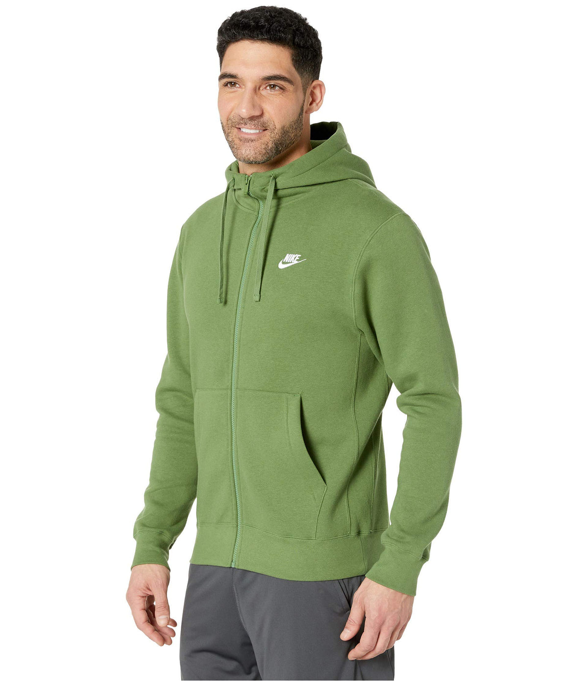 Sudadera con Capucha y Cremallera Sportswear Club Full Zip Fleece, Nike, Hombre