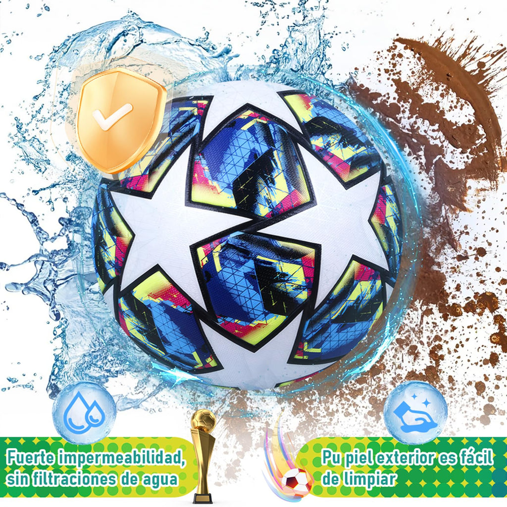 Balón de fútbol de entrenamiento juvenil, tamaño de partido estándar 5/4, de pasador, usado para competiciones y entrenamiento, regalo para amantes del fútbol