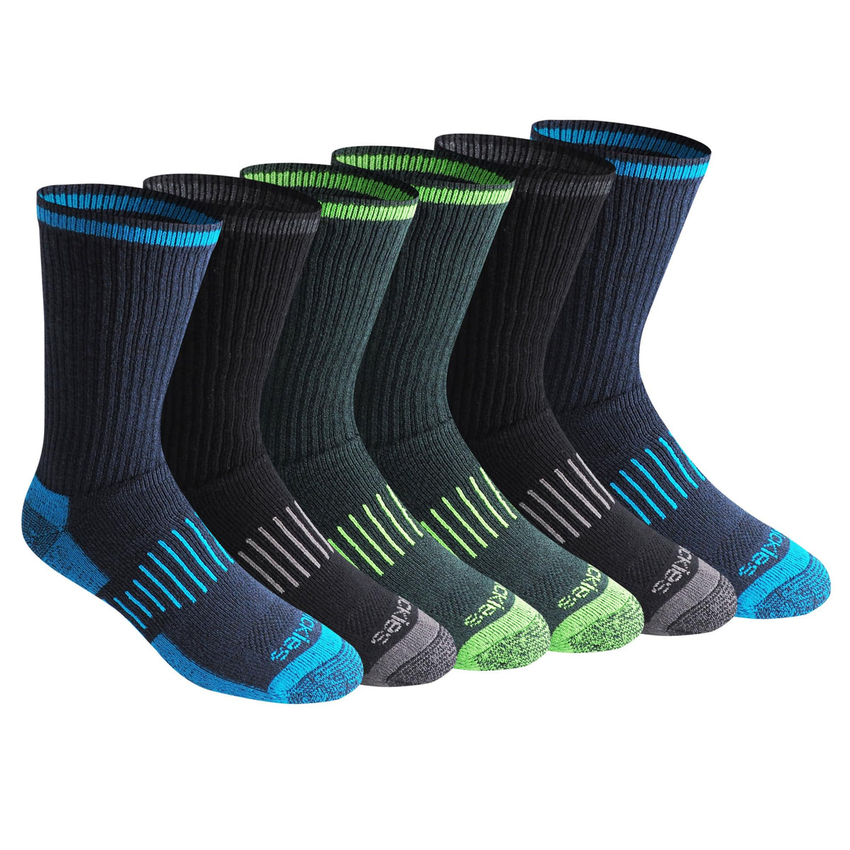 Calcetines Dickies Dri-tech Original para hombre con control de humedad, estilo crew, disponibles en tallas M-XXL (paquetes de 6, 12 y 18 pares)
