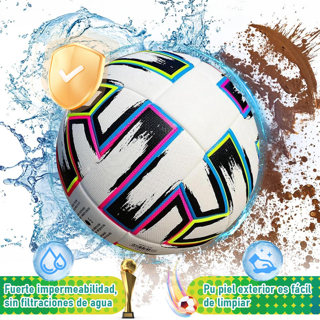 Balón de fútbol de entrenamiento juvenil, tamaño de partido estándar 5/4, de pasador, usado para competiciones y entrenamiento, regalo para amantes del fútbol