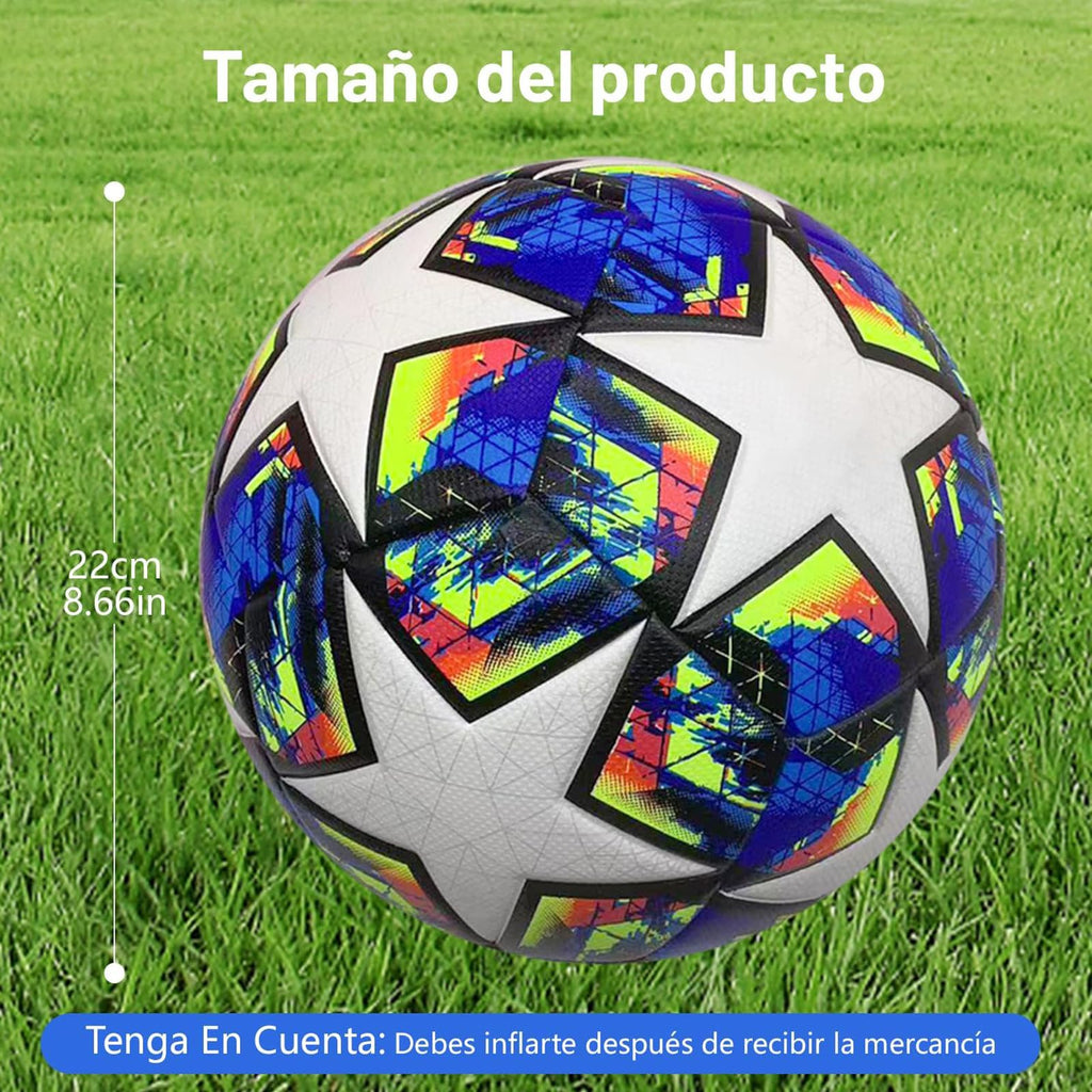 Balón de fútbol de entrenamiento juvenil, tamaño de partido estándar 5/4, de pasador, usado para competiciones y entrenamiento, regalo para amantes del fútbol