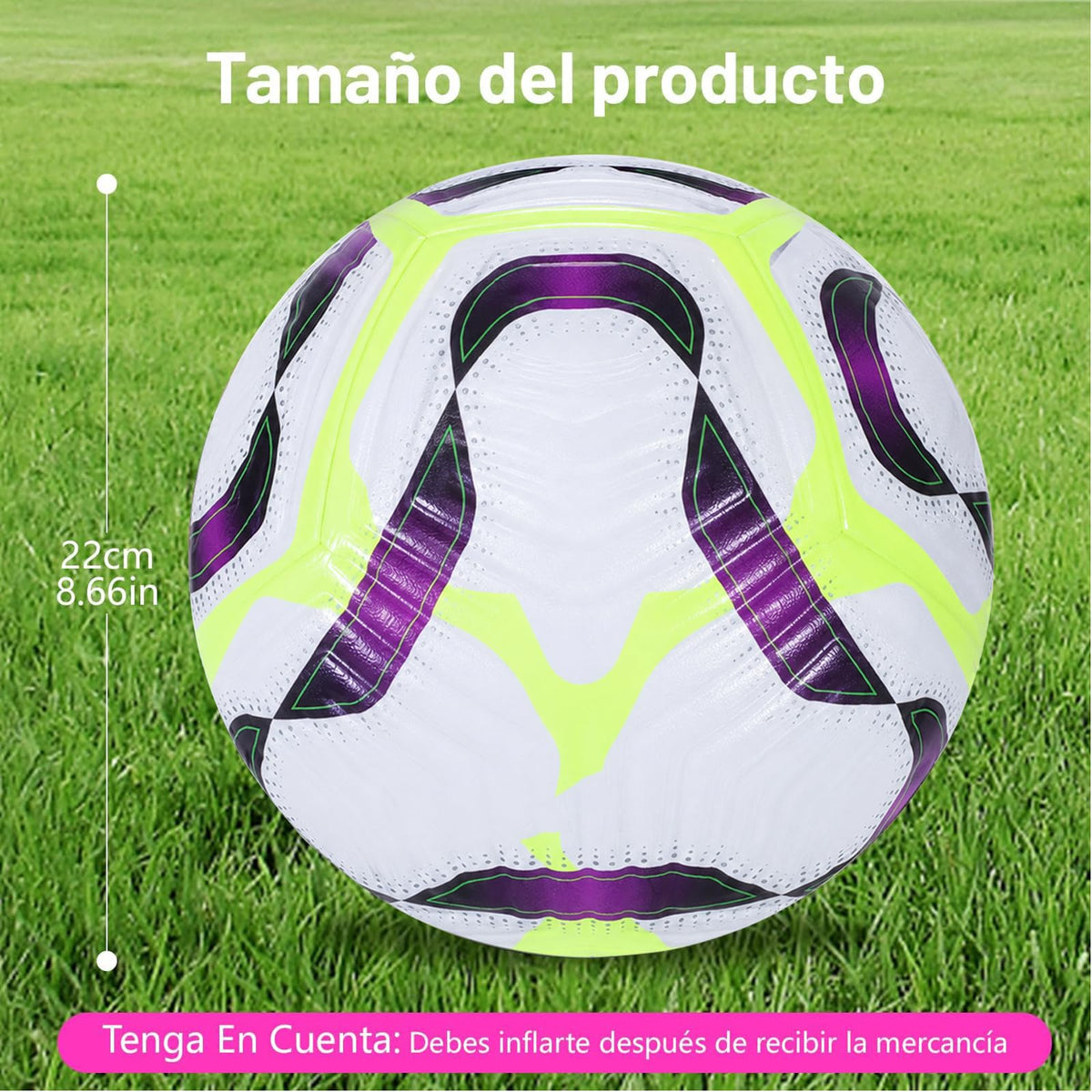 Balón de fútbol de entrenamiento juvenil, tamaño de partido estándar 5/4, de pasador, usado para competiciones y entrenamiento, regalo para amantes del fútbol