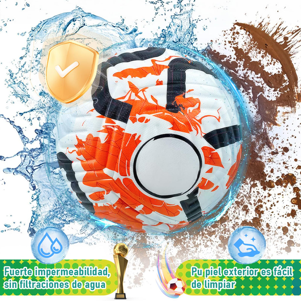 Balón de fútbol de entrenamiento juvenil, tamaño de partido estándar 5/4, de pasador, usado para competiciones y entrenamiento, regalo para amantes del fútbol