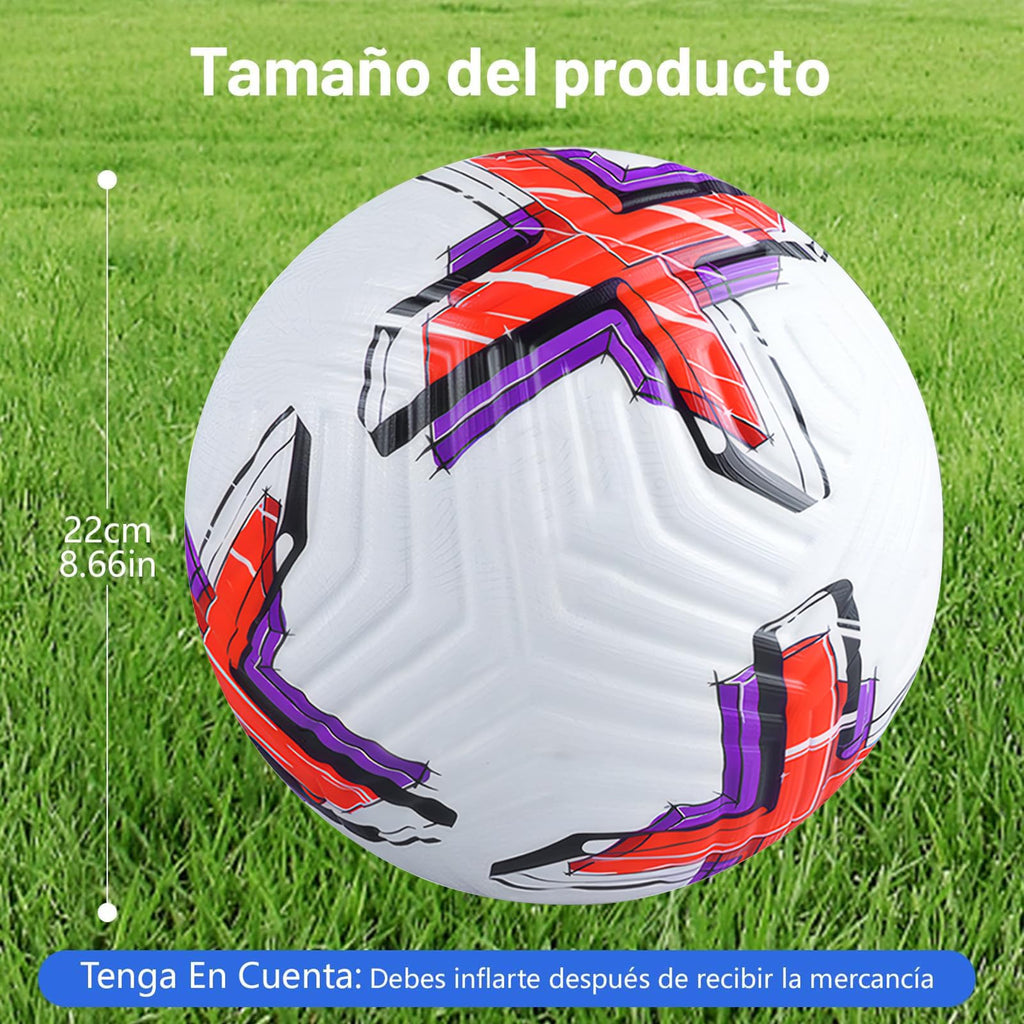 Balón de fútbol de entrenamiento juvenil, tamaño de partido estándar 5/4, de pasador, usado para competiciones y entrenamiento, regalo para amantes del fútbol