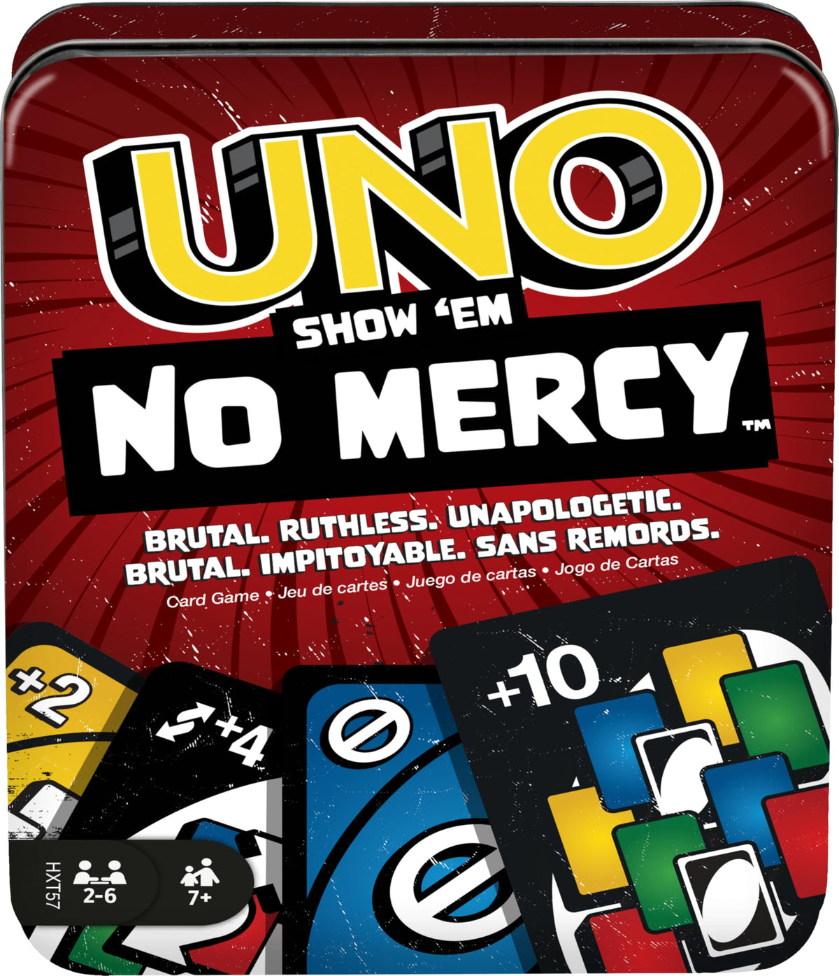 UNO No Mercy – El Juego de Cartas Más Extremo de Mattel | +7 Años