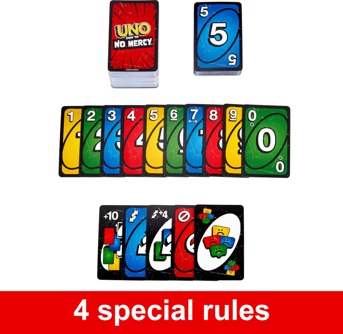 UNO No Mercy – El Juego de Cartas Más Extremo de Mattel | +7 Años