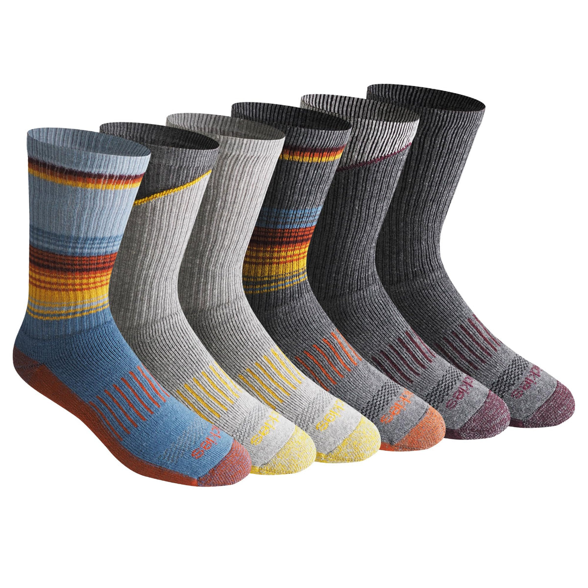 Calcetines Dickies Dri-tech Original para hombre con control de humedad, estilo crew, disponibles en tallas M-XXL (paquetes de 6, 12 y 18 pares)