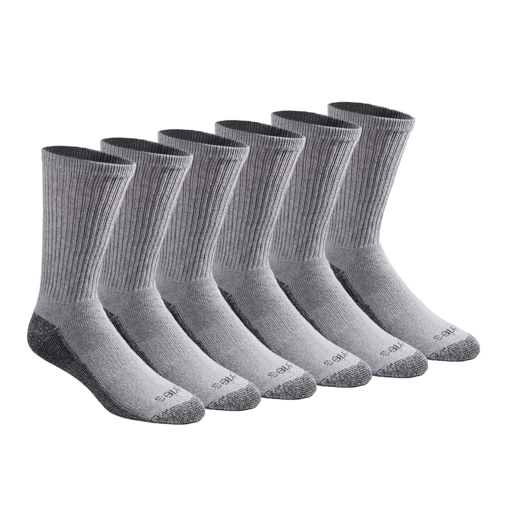 Calcetines Dickies Dri-tech Original para hombre con control de humedad, estilo crew, disponibles en tallas M-XXL (paquetes de 6, 12 y 18 pares)