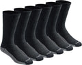 Calcetines Dickies Dri-tech Original para hombre con control de humedad, estilo crew, disponibles en tallas M-XXL (paquetes de 6, 12 y 18 pares)
